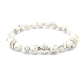 White Howlite Stone Bracelet