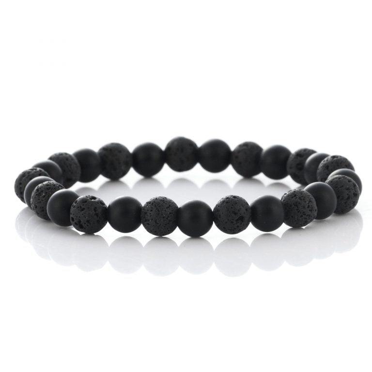 Black Lava Stone Bracelet